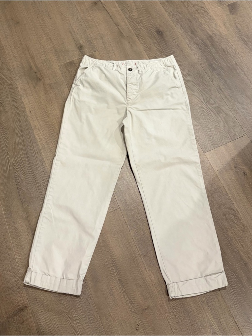 Zara women’s Straight-Leg Chino Pants - Off-White